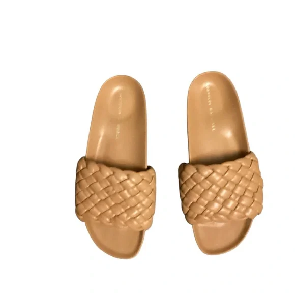 Loeffler Randall Woven Slide Sandals - Picture 5 of 10